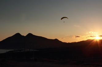 Gleitschirmfliegen in Los Escullos © OM